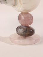 No. 01 Conch Shell Object with Pyramid Crystal Base